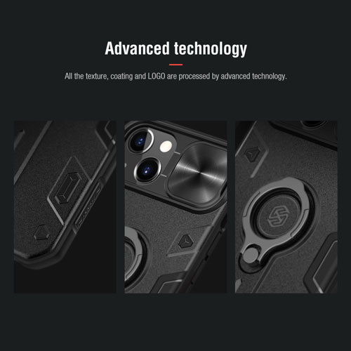 گارد محافظ رینگی iPhone 13 مدل Camshield Armor نیلکین