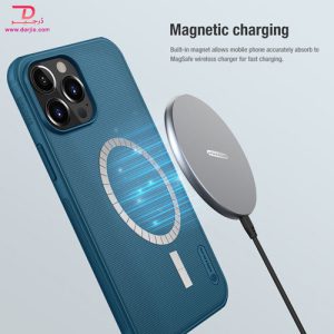 قاب محافظ مگنتی iPhone 13 Pro Max نیلکین Super Frosted Shield Pro Magnetic