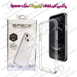 114272پلکسی کاور شفاف iPhone 13 مارک Space