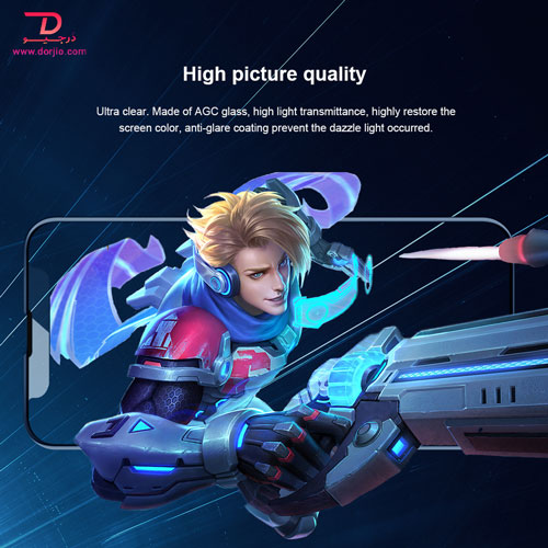 گلس مات تمام صفحه iPhone 13 Pro نیلکین مدل FogMirror