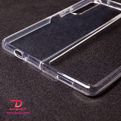 قاب کریستالی شفاف فریم ژله‌ای ضد ضربه سامسونگ Galaxy Z Fold3