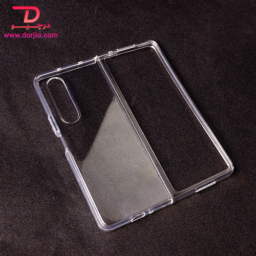 قاب کریستالی شفاف فریم ژله‌ای ضد ضربه سامسونگ Galaxy Z Fold3