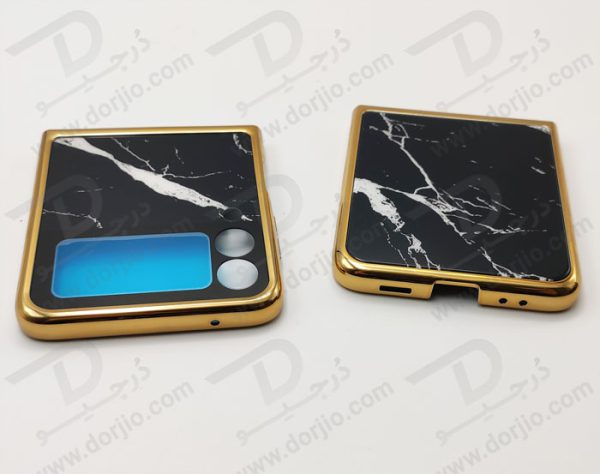 کریستال کاور طرح سنگ سامسونگ Galaxy Z Flip3 مارک GKK