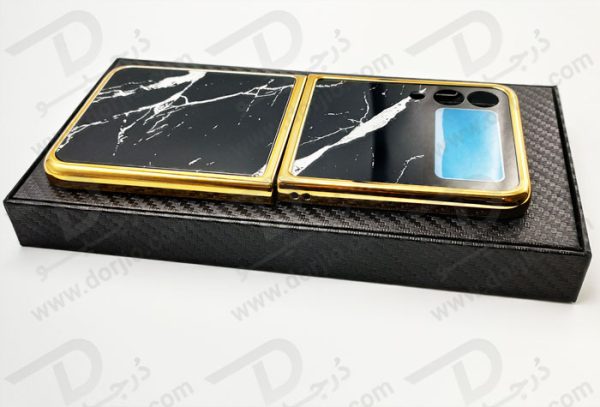 کریستال کاور طرح سنگ سامسونگ Galaxy Z Flip3 مارک GKK