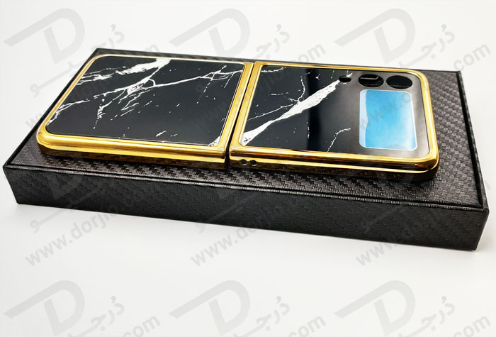 کریستال کاور طرح سنگ سامسونگ Galaxy Z Flip3 مارک GKK