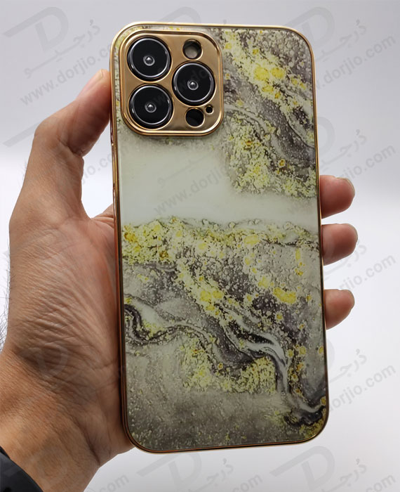 گارد طرح دار پشت گلس iPhone 13 Pro Max مارک GKK - کد 1