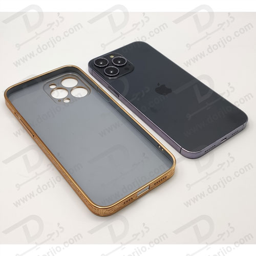 گارد طرح دار پشت گلس iPhone 13 Pro Max مارک GKK - کد 1