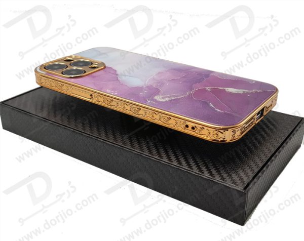 گارد طرح دار پشت گلس iPhone 13 Pro Max مارک GKK - کد 10