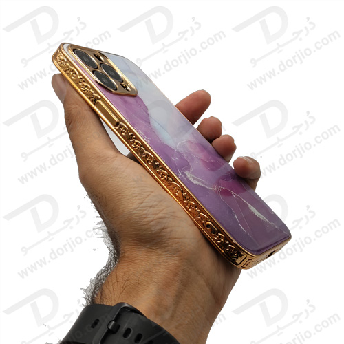 گارد طرح دار پشت گلس iPhone 13 Pro Max مارک GKK - کد 10