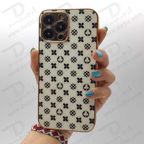 گارد طرح دار پشت گلس iPhone 13 Pro Max مارک GKK - کد 16