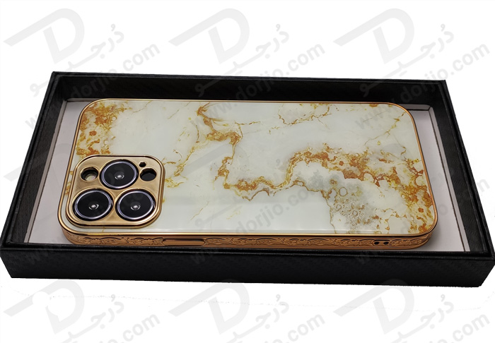 گارد طرح دار پشت گلس iPhone 13 Pro Max مارک GKK - کد 8