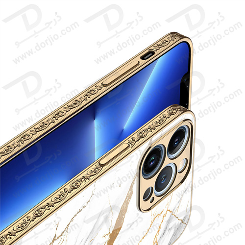 قاب طرح دار پشت گلس iPhone 13 Pro Max مارک GKK