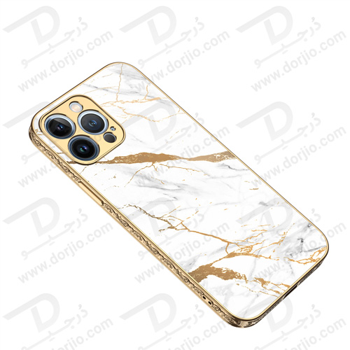 قاب طرح دار پشت گلس iPhone 13 Pro Max مارک GKK