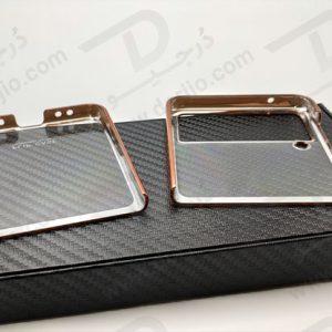 کریستال کاور شفاف فریم طلایی سامسونگ Galaxy Z Flip3 مارک GKK