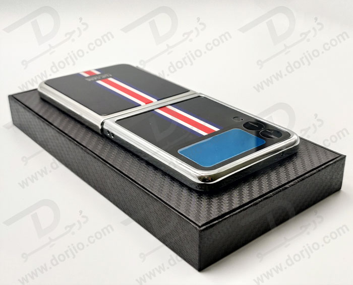 کریستال کاور طرح پرچم فرانسه سامسونگ Galaxy Z Flip3 مارک GKK