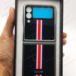 کریستال کاور طرح پرچم فرانسه سامسونگ Galaxy Z Flip3 مارک GKK