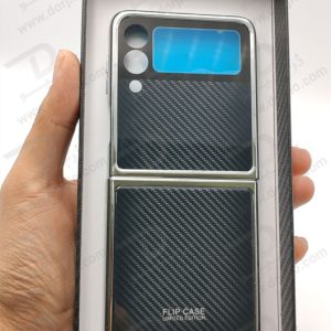 کریستال کاور طرح کربنی سامسونگ Galaxy Z Flip3 مارک GKK