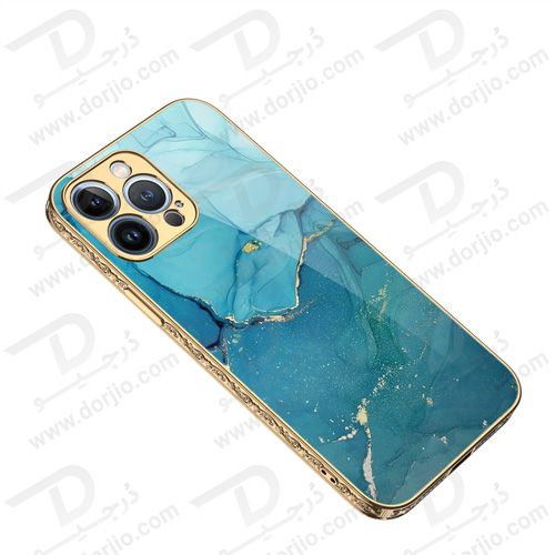 قاب طرح دار پشت گلس iPhone 13 Pro Max مارک GKK