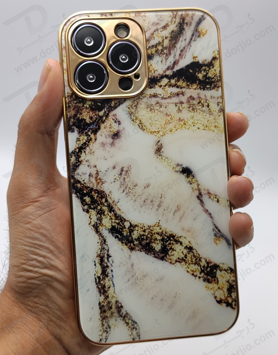 گارد طرح دار پشت گلس iPhone 13 Pro Max مارک GKK - کد 2