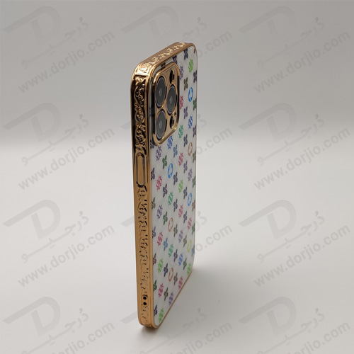 گارد طرح دار پشت گلس iPhone 13 Pro مارک GKK - کد 15