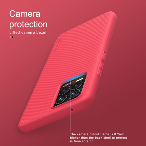 قاب محافظ نیلکین ریلمی Super Frosted Shield Realme 8-8 Pro