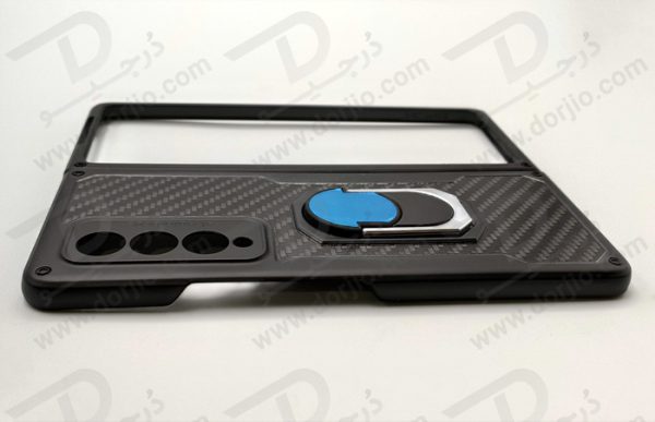 قاب محافظ کربنی + استند سامسونگ Galaxy Z Fold3 مارک GKK