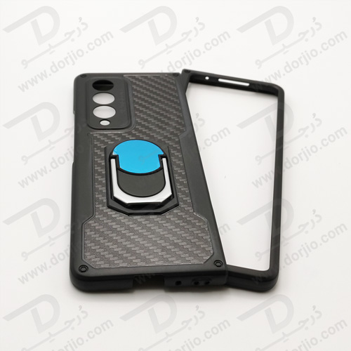 قاب محافظ کربنی + استند سامسونگ Galaxy Z Fold3 مارک GKK