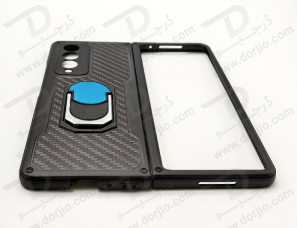 قاب محافظ کربنی + استند سامسونگ Galaxy Z Fold3 مارک GKK