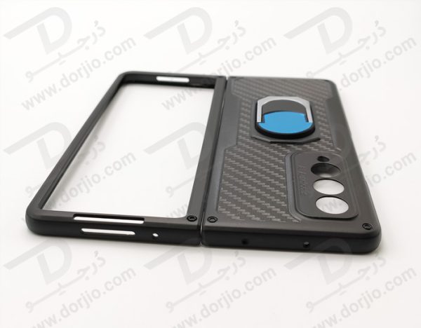 قاب محافظ کربنی + استند سامسونگ Galaxy Z Fold3 مارک GKK