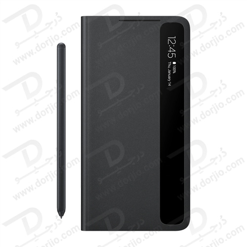 فلیپ کاور هوشمند با قلم برای گوشی سامسونگ Galaxy S21 Ultra