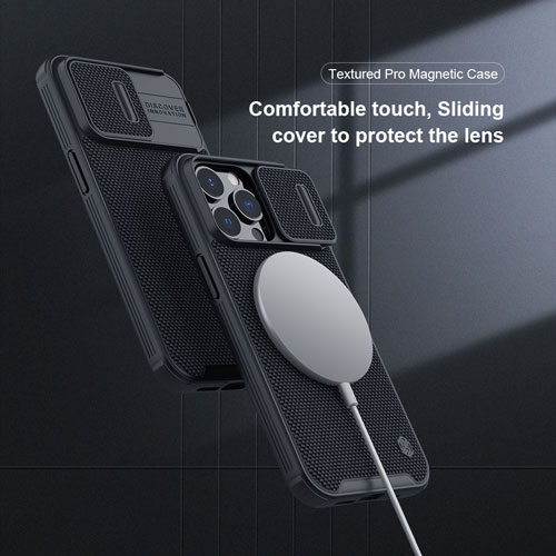 قاب محافظ مگنتی نیلکین Textured Pro Magnetic Case iPhone 13 Pro 