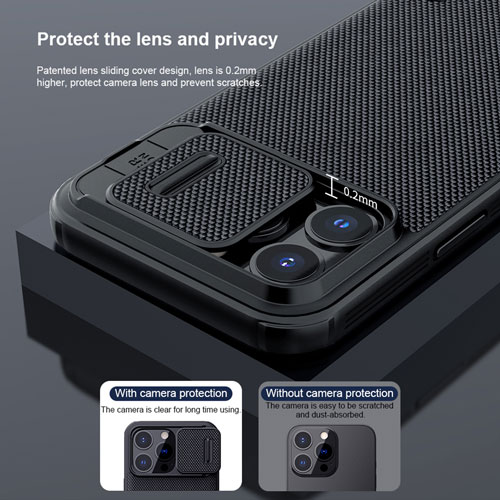 قاب محافظ مگنتی نیلکین Textured Pro Magnetic Case iPhone 13 Pro Max