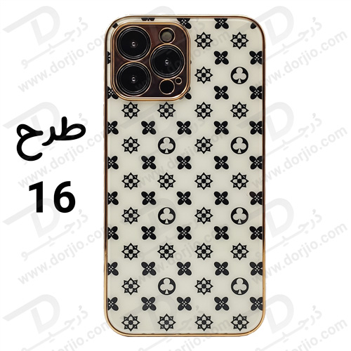 گارد طرح دار پشت گلس iPhone 13 Pro Max مارک GKK - Dorjio
