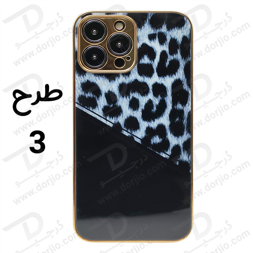 گارد طرح دار پشت گلس iPhone 13 Pro Max مارک GKK - Dorjio