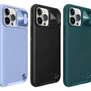 گارد چرمی کمشیلد نیلکین CamShield Leather Case iPhone 13 Pro