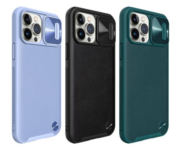 گارد چرمی کمشیلد نیلکین CamShield Leather Case iPhone 13 Pro