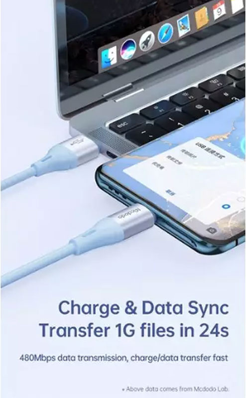 خرید کابل 1.2 متری Micro USB مک دودو مدل Mcdodo CA-185