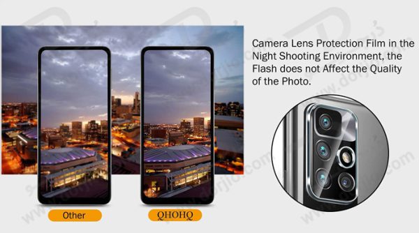 محافظ لنز شیشه‌ ای دوربین شیائومی Poco X3 GT