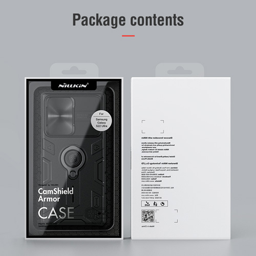 گارد ضد ضربه رینگی سامسونگ CamShield Armor Case Galaxy S22 Ultra