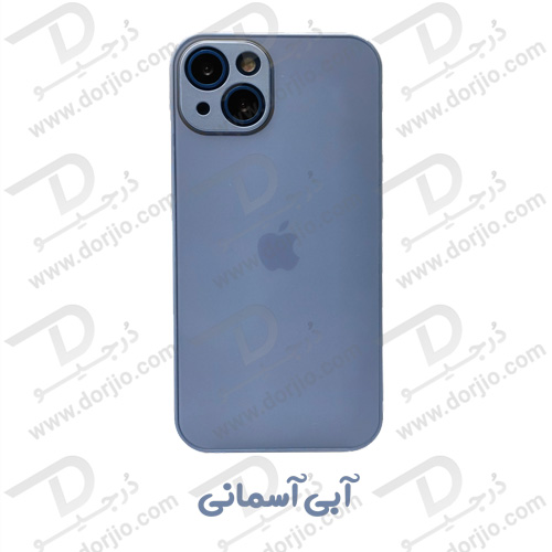 گارد سیلیکونی پشت گلس مات iPhone 13