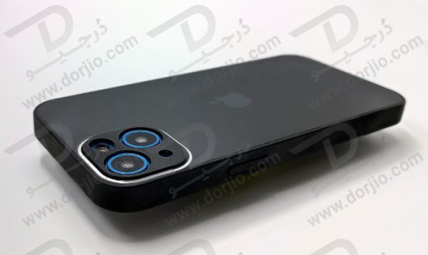گارد سیلیکونی پشت گلس مات iPhone 13