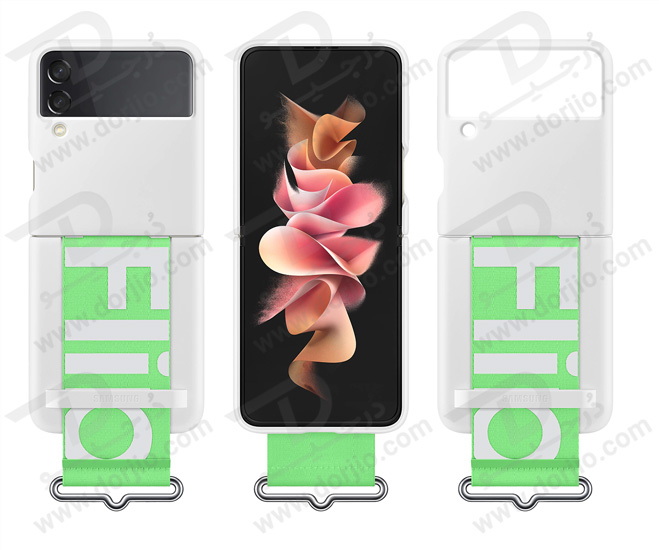 قاب سیلیکونی اصلی سامسونگ Galaxy Z Flip3 به همراه بند