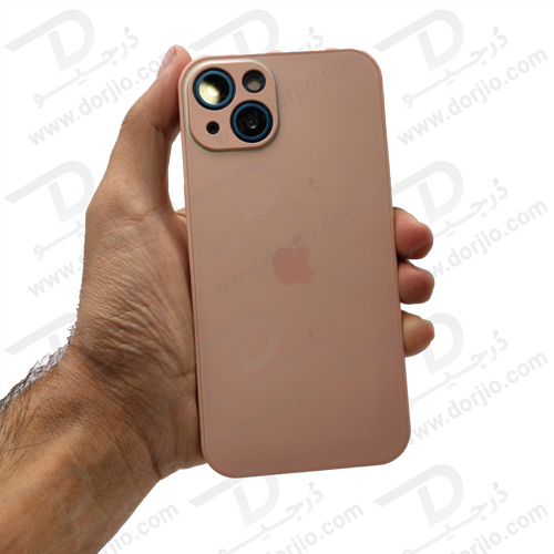 گارد سیلیکونی پشت گلس مات iPhone 13