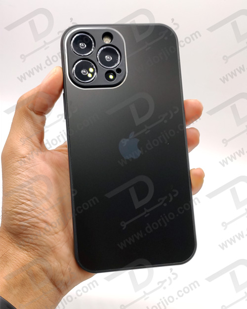 گارد سیلیکونی پشت گلس مات iPhone 13 Pro Max