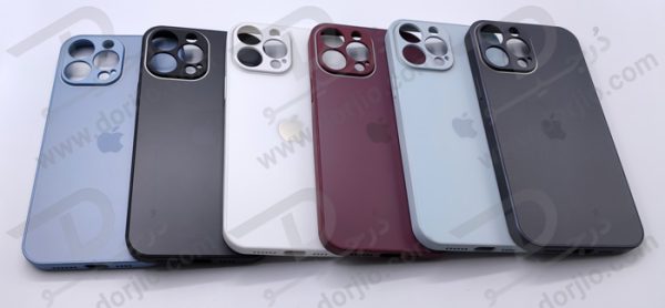 گارد سیلیکونی پشت گلس مات iPhone 13 Pro Max