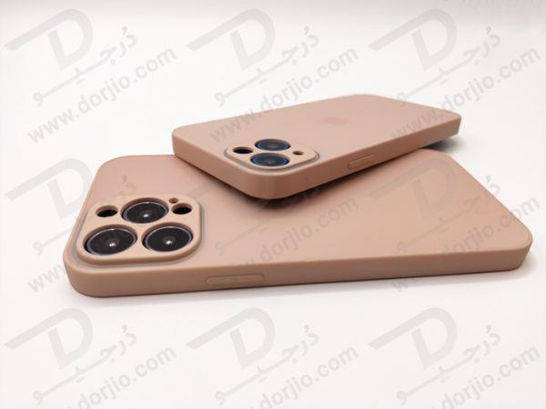 گارد سیلیکونی پشت گلس مات iPhone 13 Pro Max