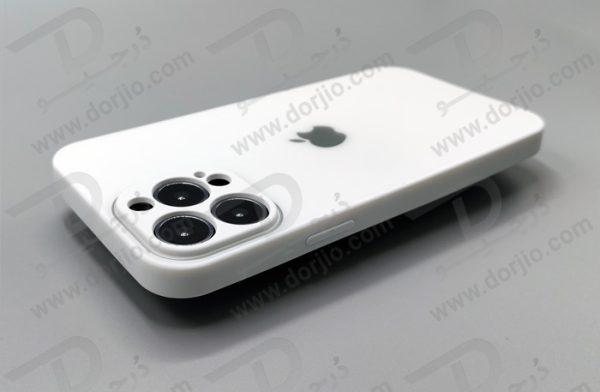 گارد سیلیکونی پشت گلس مات iPhone 13 Pro Max
