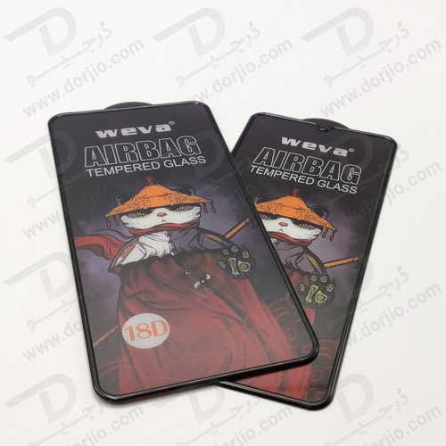 گلس شفاف ایربگ دار سامسونگ Galaxy A32 4G مارک Weva