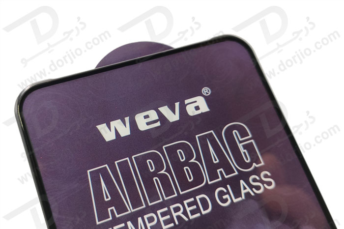 گلس شفاف ایربگ دار سامسونگ Galaxy A51 مارک Weva