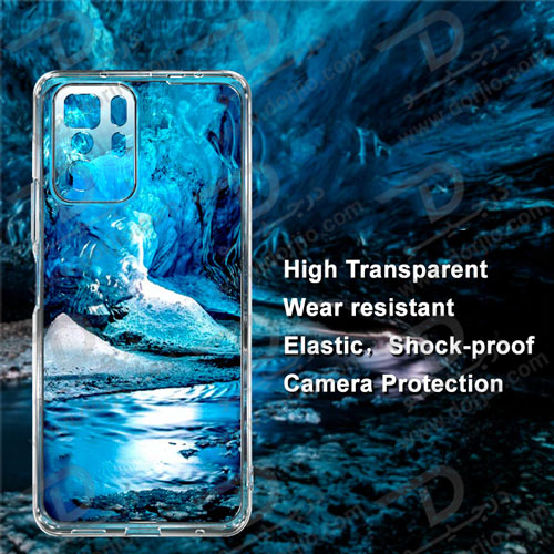 کاور کریستالی با فریم ژله‌ ای شیائومی Poco X3 GT